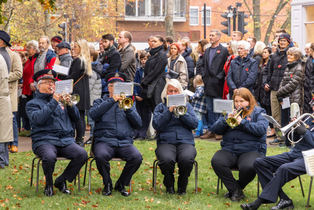 Harpenden Remembrance Sunday service and parade. Photo: Steve Collins