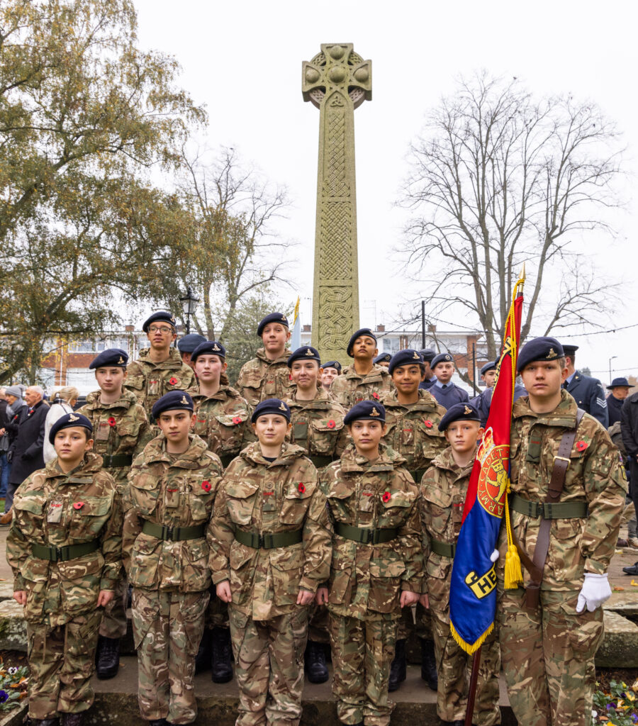 Harpenden Remembrance Sunday service and parade. Photo: Steve Collins