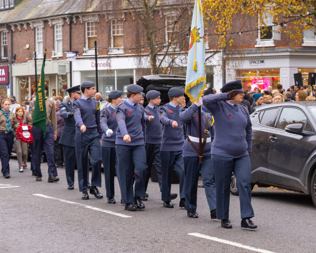 Harpenden Remembrance Sunday service and parade. Photo: Steve Collins