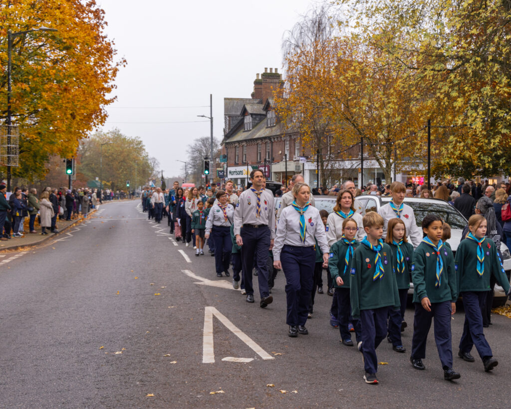 Harpenden Remembrance Sunday service and parade. Photo: Steve Collins