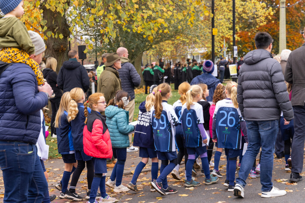 Harpenden Remembrance Sunday service and parade. Photo: Steve Collins