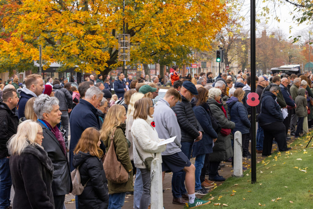 Harpenden Remembrance Sunday service and parade. Photo: Steve Collins