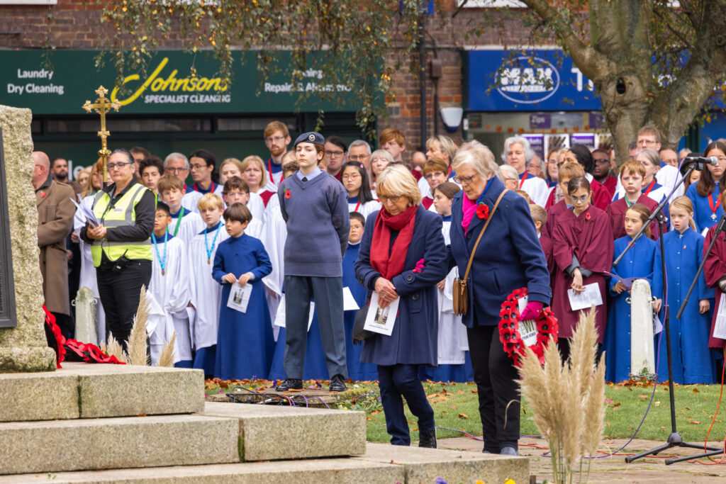 Harpenden Remembrance Sunday service and parade. Photo: Steve Collins