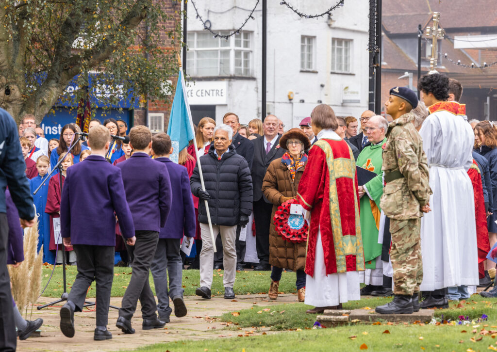 Harpenden Remembrance Sunday service and parade. Photo: Steve Collins