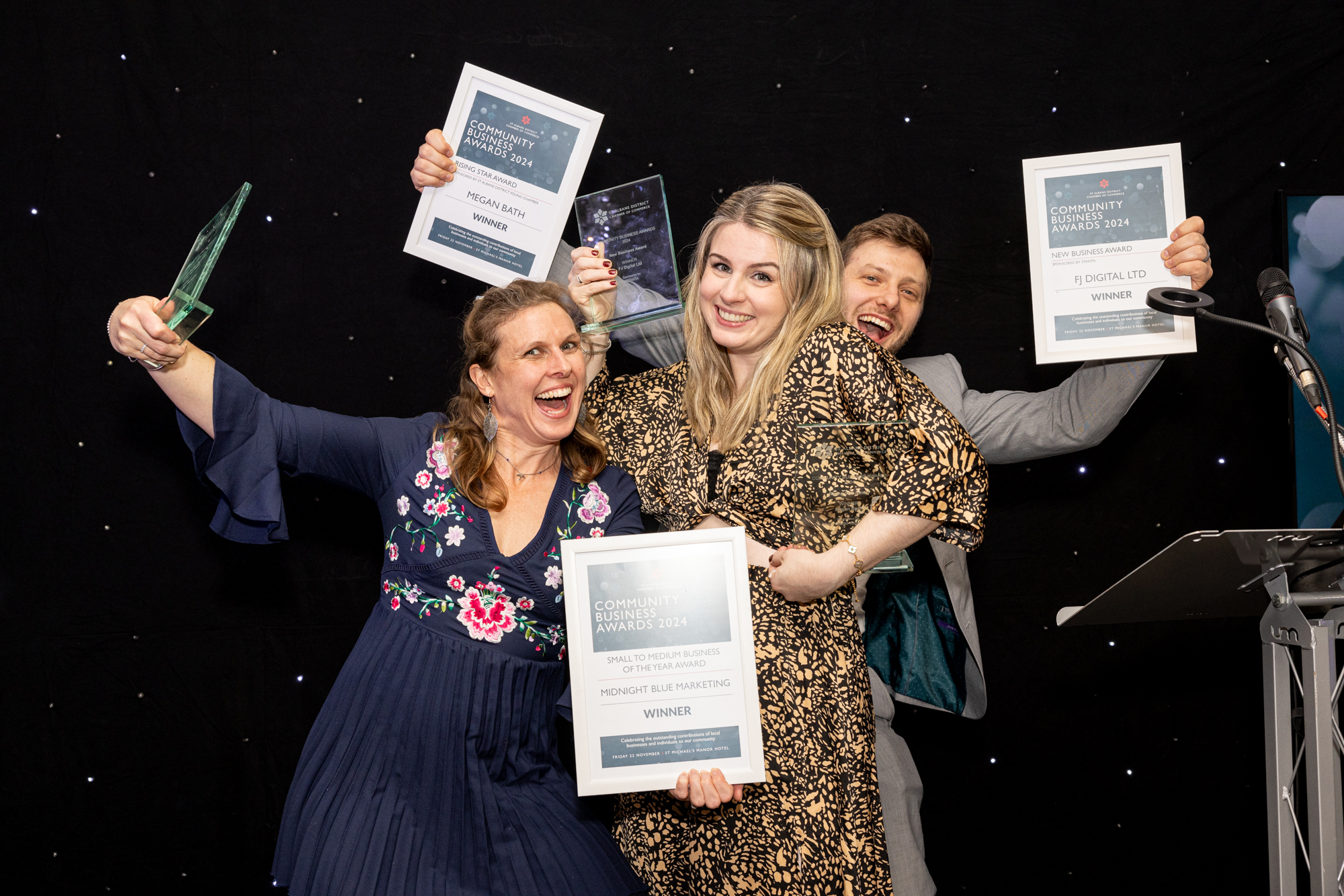 St Albans District Chamber of Commerce Community Business Awards 2024. Photo: Pearldrop