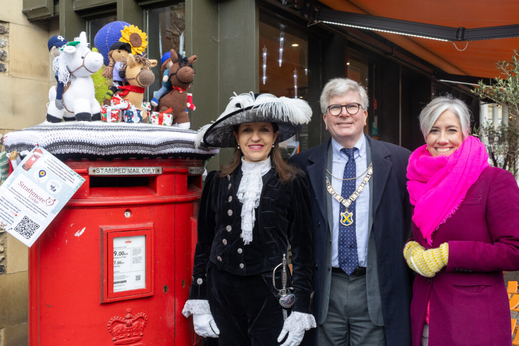 The launch of St Albans Postboxes Christmas campaign 2024. Photo: Toby Shepheard