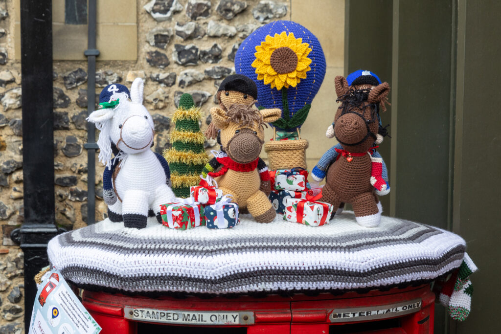 The launch of St Albans Postboxes Christmas campaign 2024. Photo: Toby Shepheard
