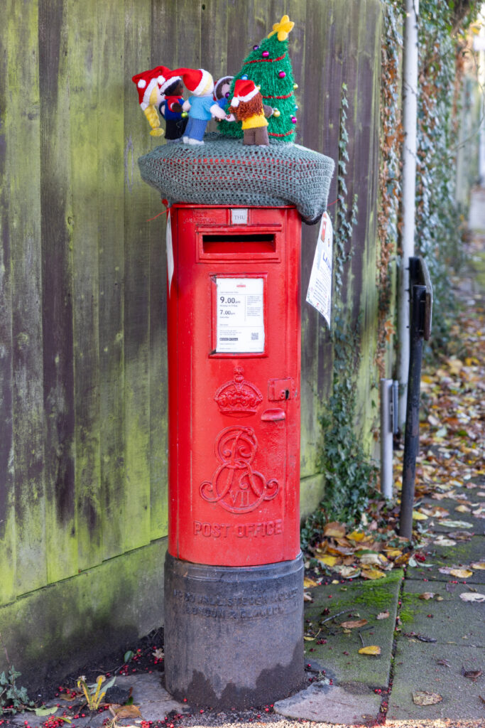 The launch of St Albans Postboxes Christmas campaign 2024. Photo: Toby Shepheard