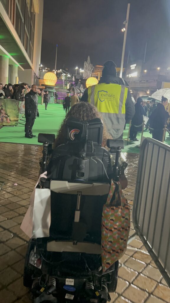 Chantelle Nassari attended the European premiere of Wicked at the Southbank Centre.