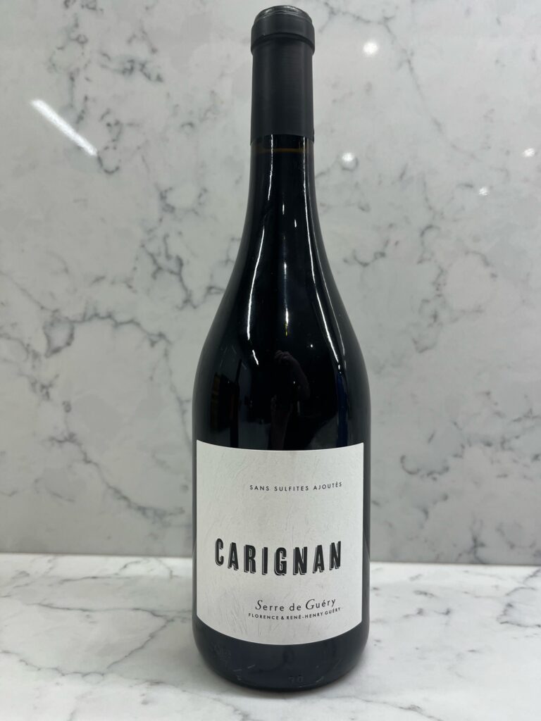 Château Guéry Carignan Pays d’Oc Sans Sulphites 2022