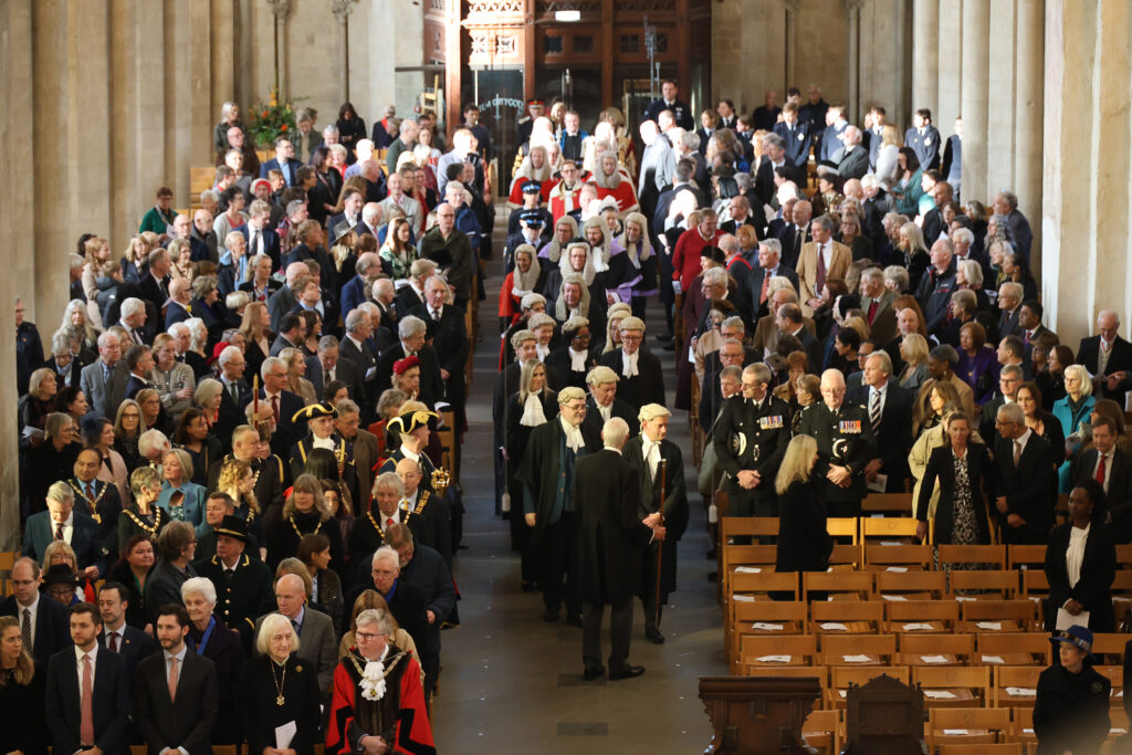 Herts High Sheriff's Justice Service at St Albans Cathedral. Image: Mark Dalton Photo