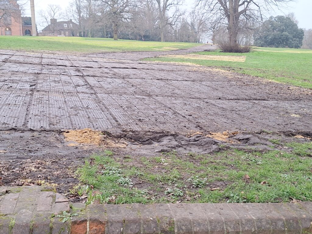 The Abbey Orchard after one of the graduation ceremonies.