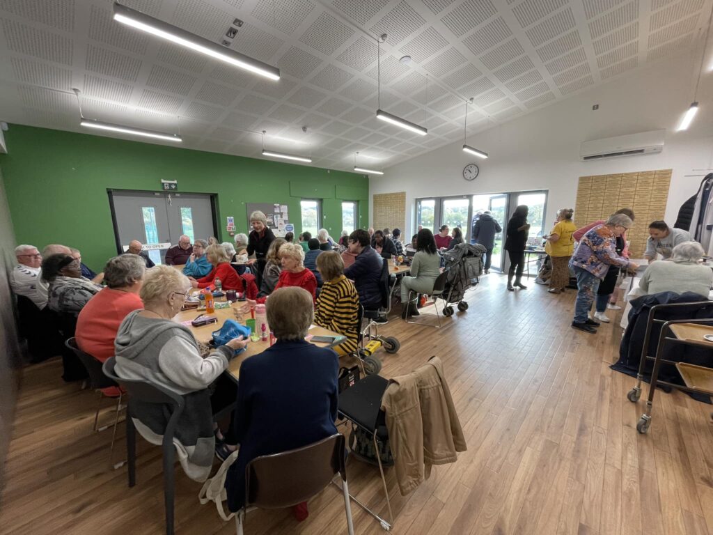 Social activities at Cottonmill Community Centre.
