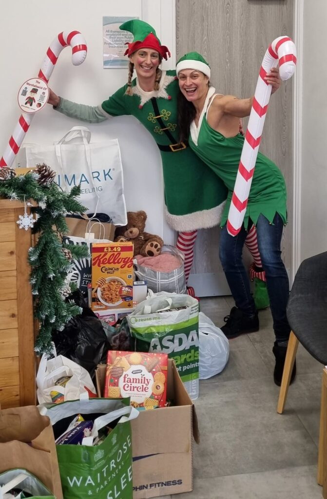 The Marshalswick Elf, Anna Bassil, with Nadya Giffen.