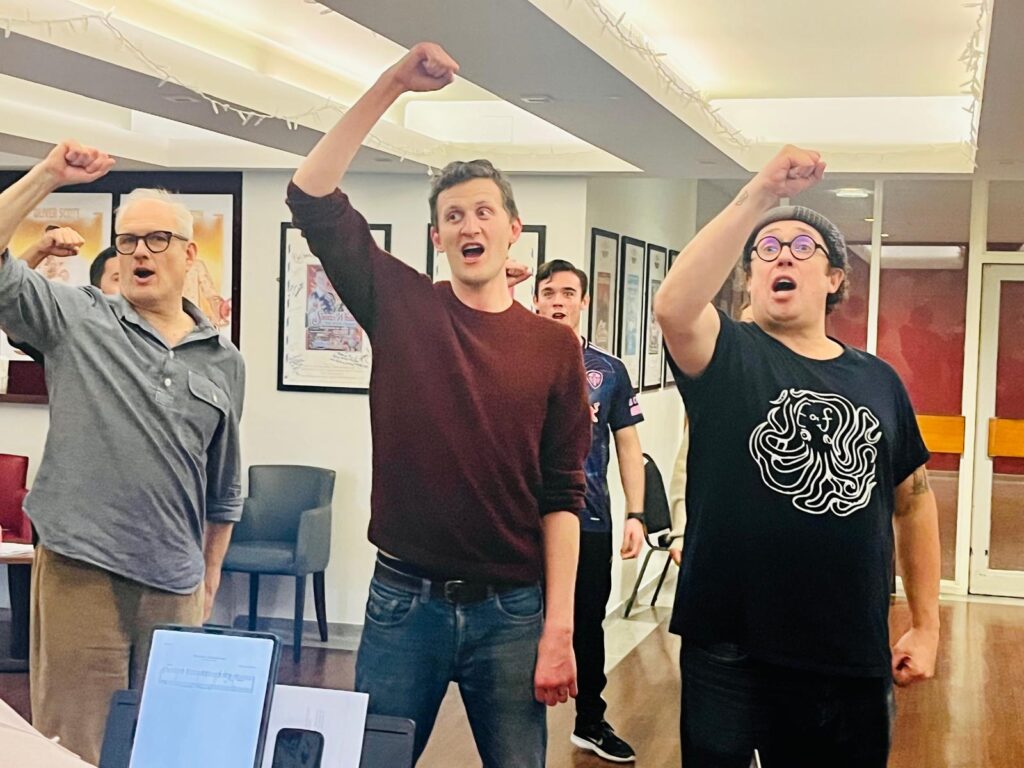 Cinderella rehearsals at the Alban Arena