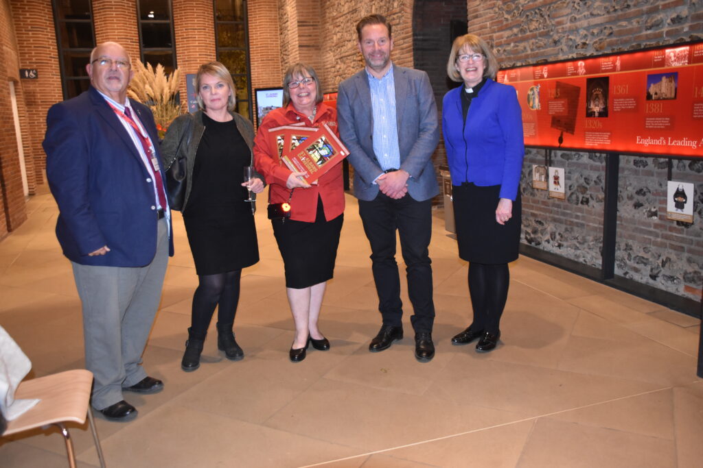 The launch of St Albans Cathedral: An Illustrated Timeline. Photo: Julia Low