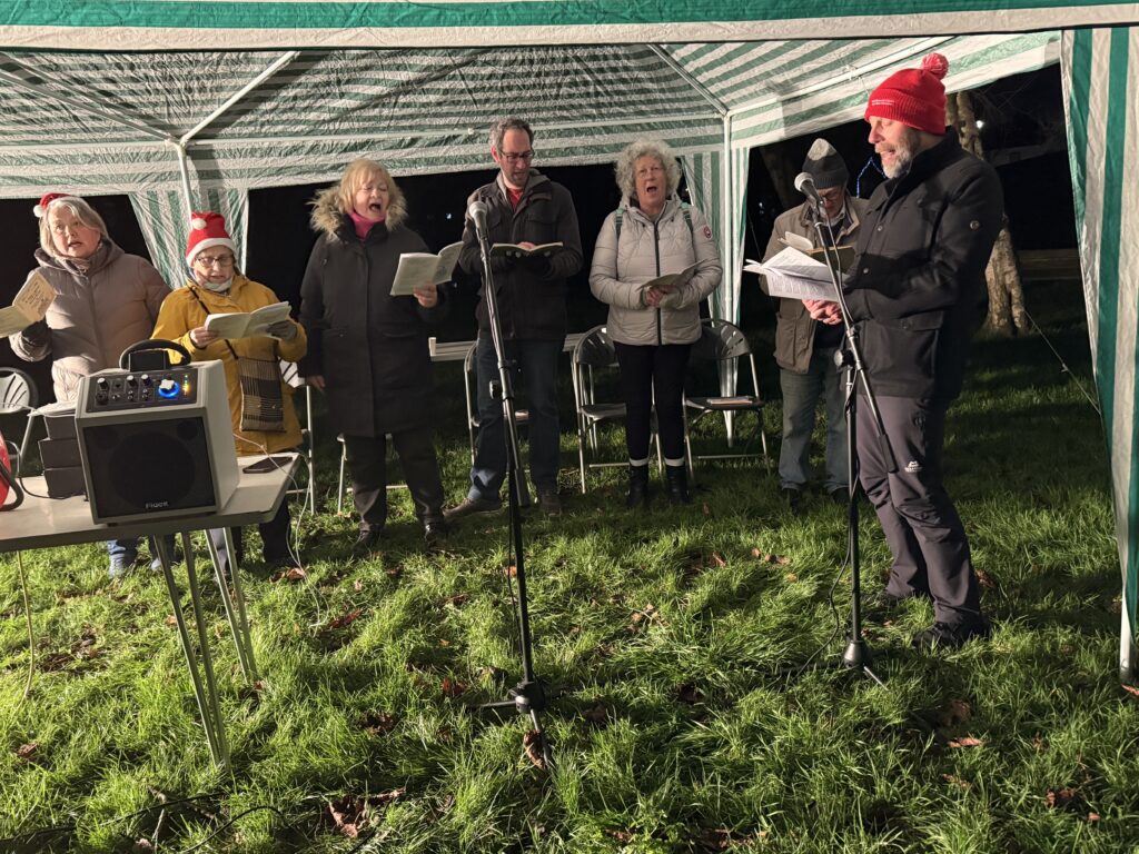 Carols on the Green in London Colney. Photo: John Andrews