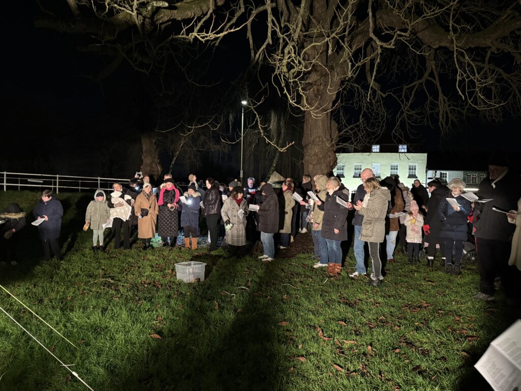 Carols on the Green in London Colney. Photo: John Andrews