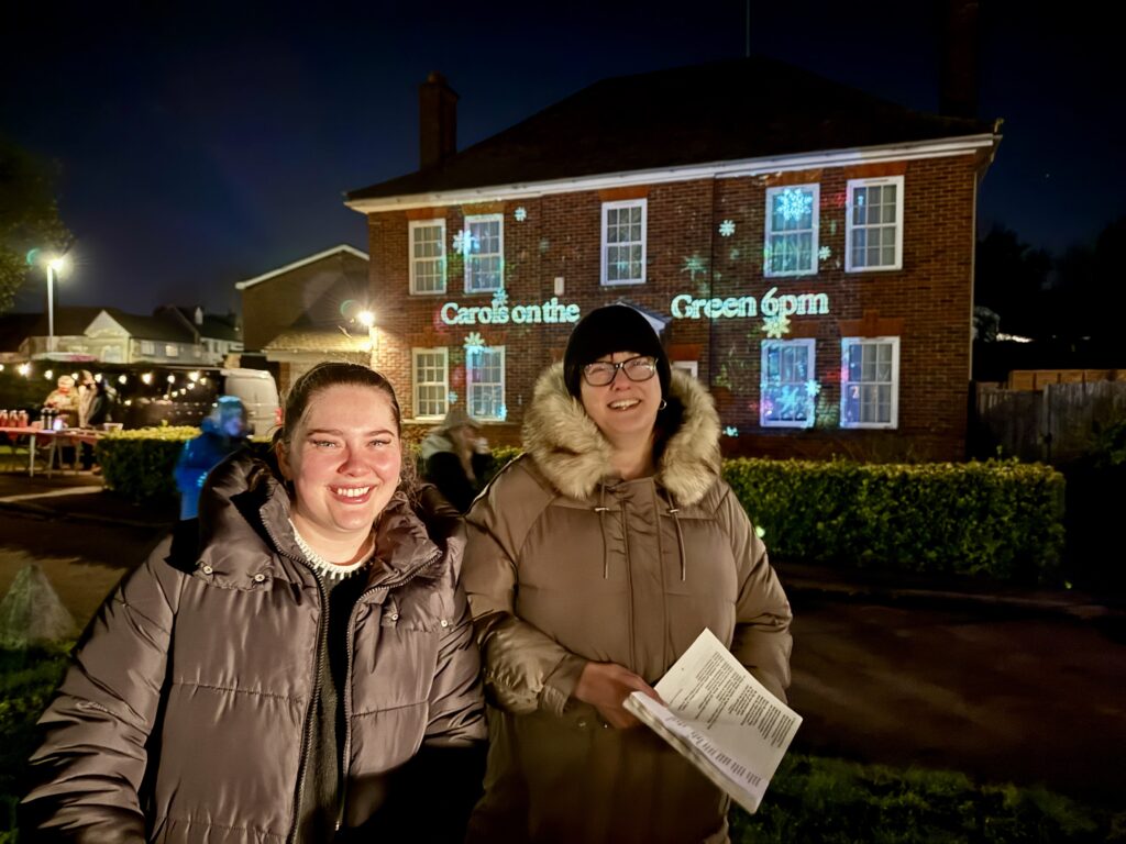Carols on the Green in London Colney. Photo: John Andrews