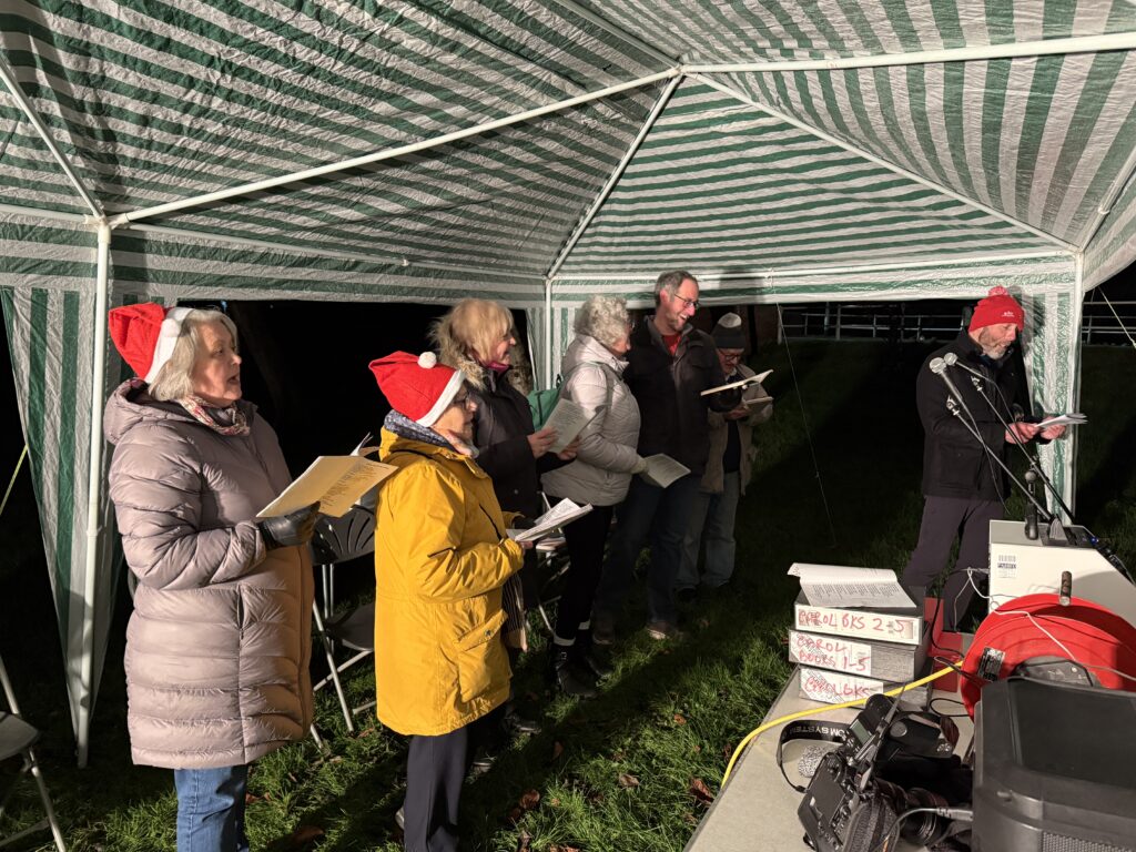 Carols on the Green in London Colney. Photo: John Andrews