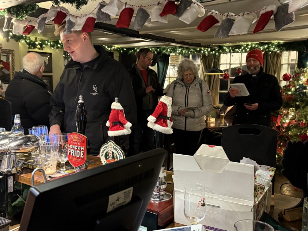 Carols on the Green in London Colney. Photo: John Andrews