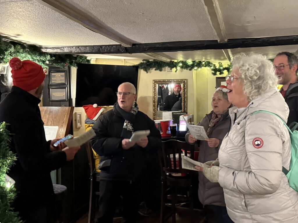 Carols on the Green in London Colney. Photo: John Andrews