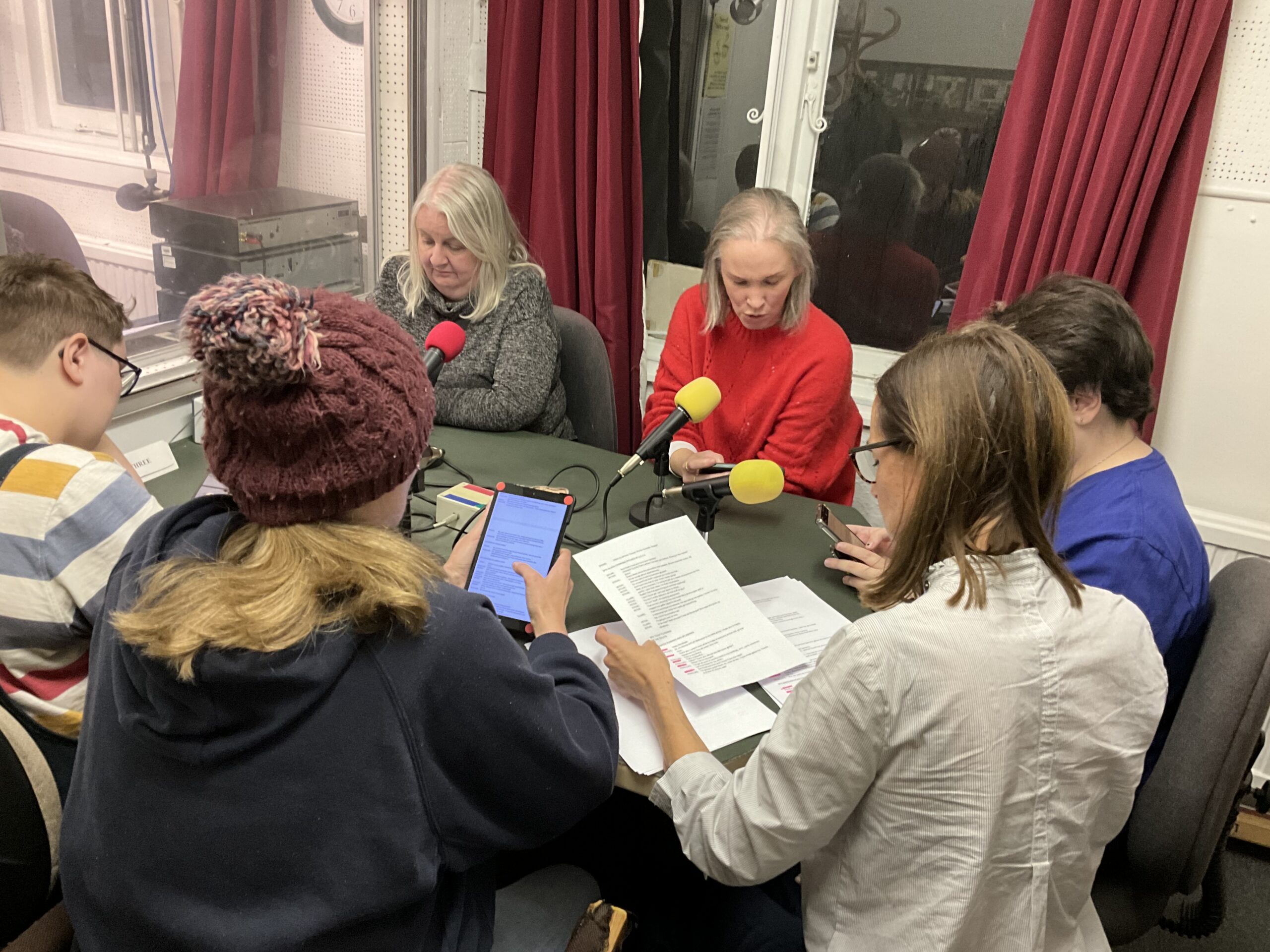 Rehearsals for The Feelgood Factor's Festive Spirits