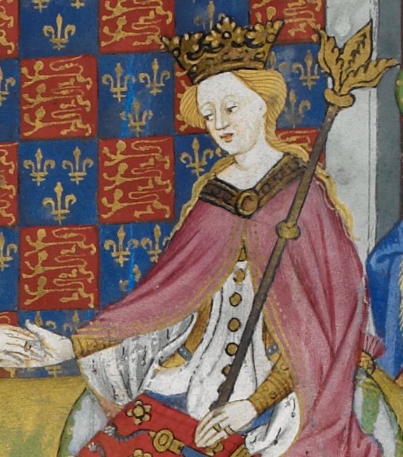 Margaret of Anjou, circa 1445. Talbot Shrewsbury Book.