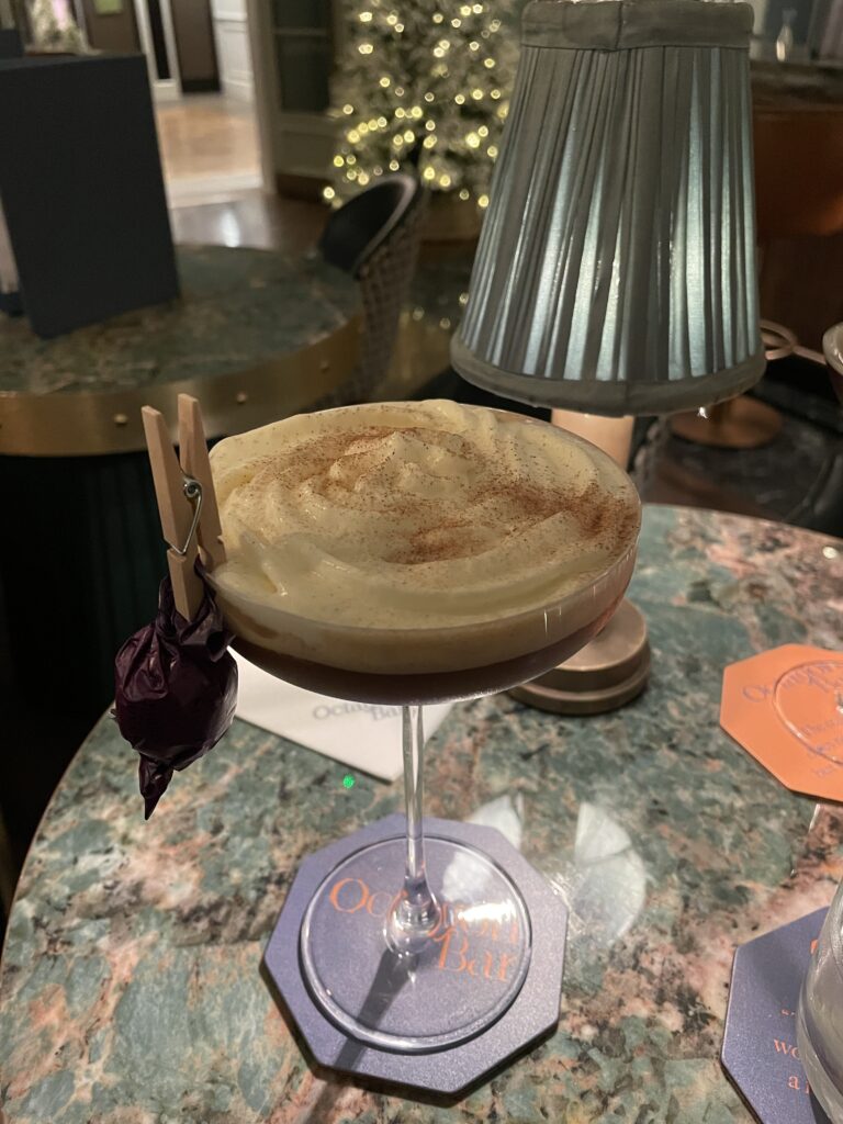 Cocktails at The Octagon Bar at Sopwell House Hotel.