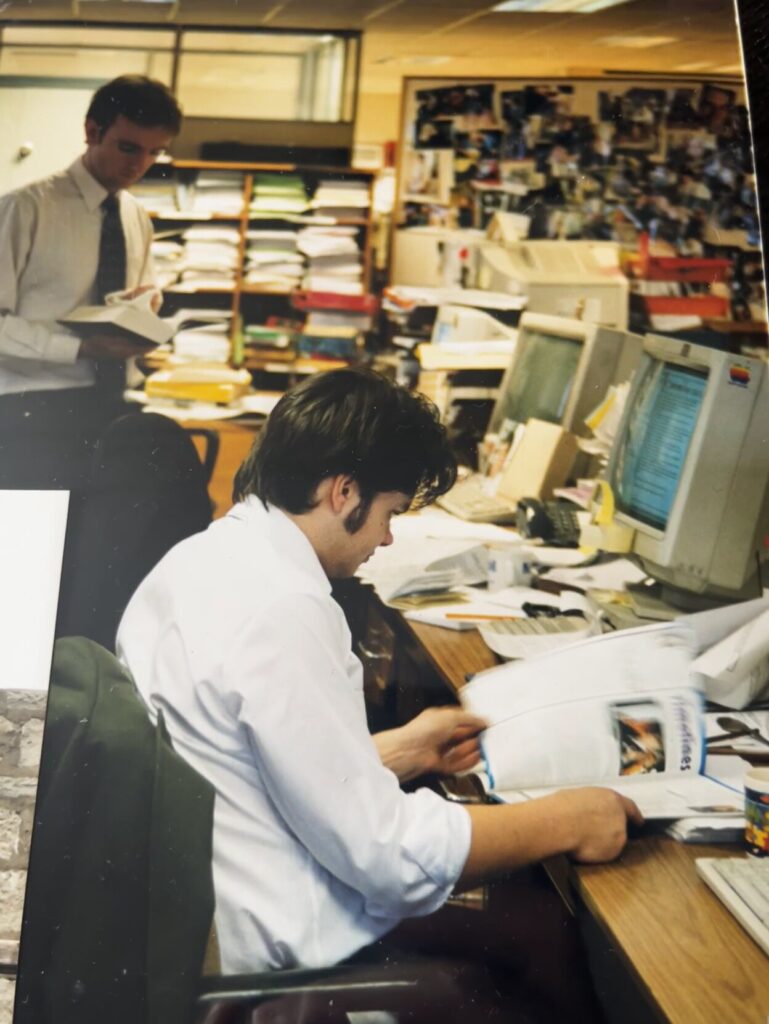 The newsroom of the Yellow Advertiser.