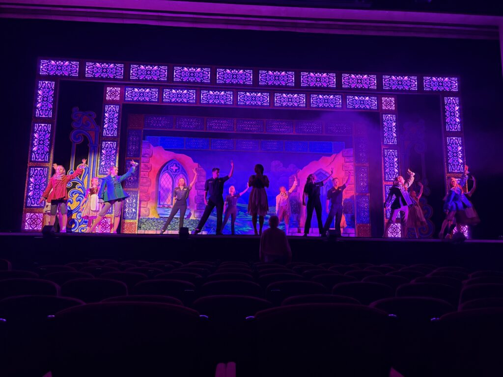 Cinderella rehearsals at the Alban Arena