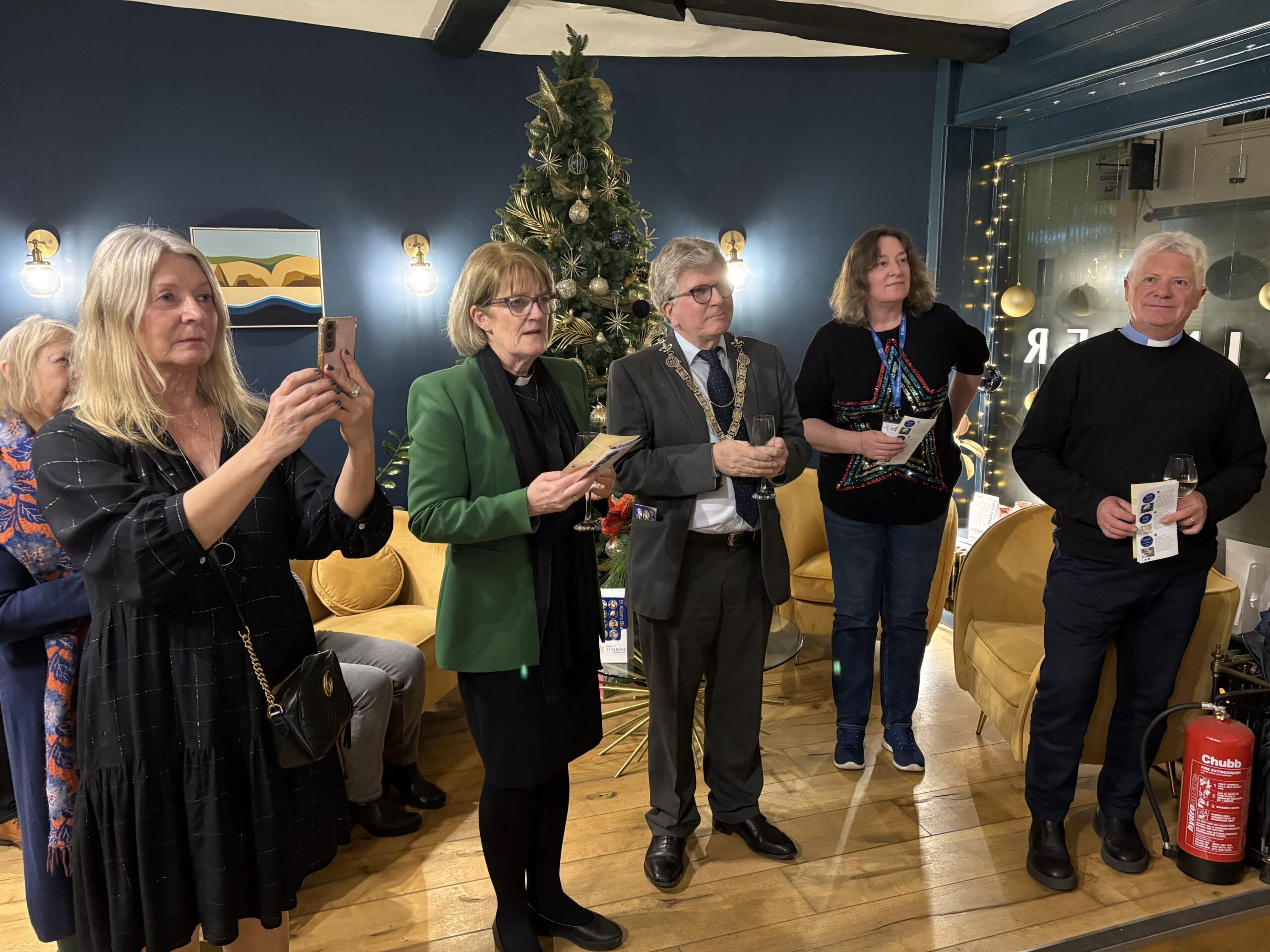 The launch of the St Albans Blue Plaques trail