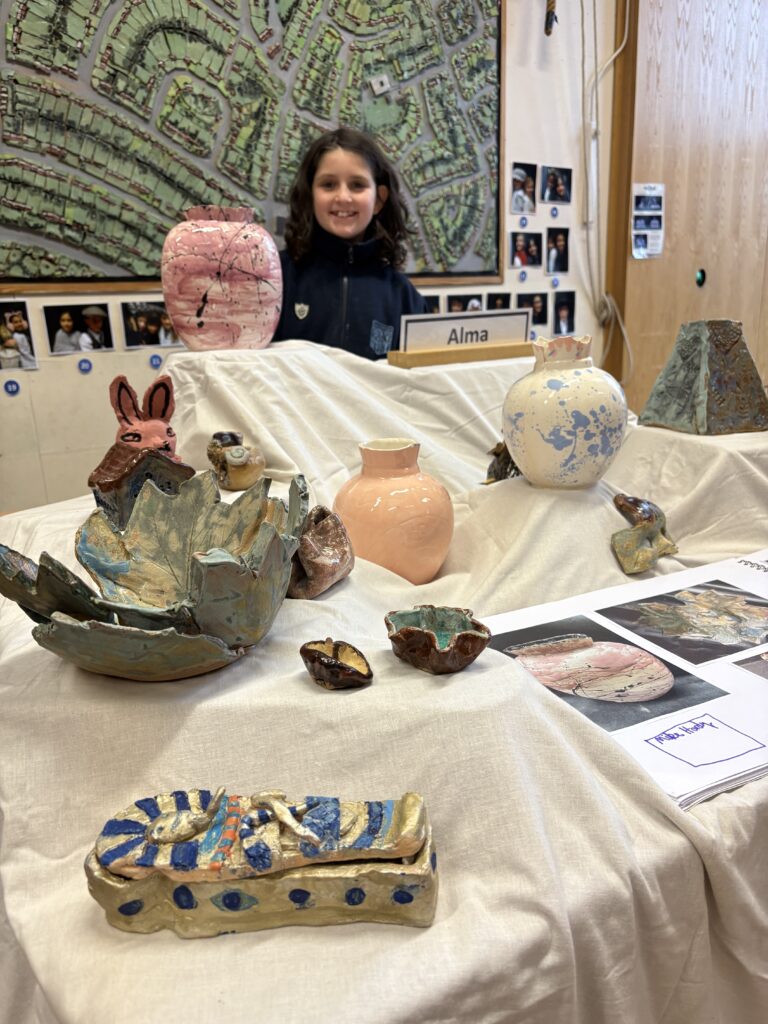Exhibition by The Pottery Club at Skyswood Primary School.