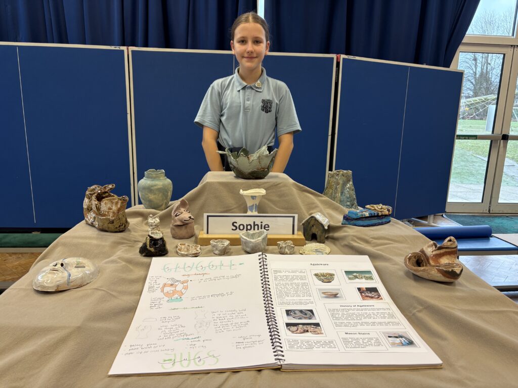 Exhibition by The Pottery Club at Skyswood Primary School.