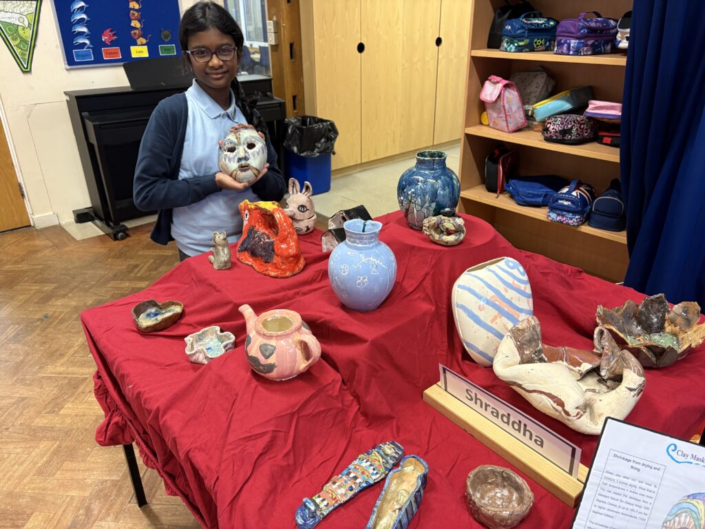 Exhibition by The Pottery Club at Skyswood Primary School.