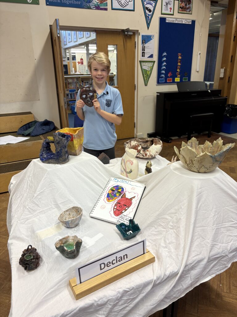 Exhibition by The Pottery Club at Skyswood Primary School.