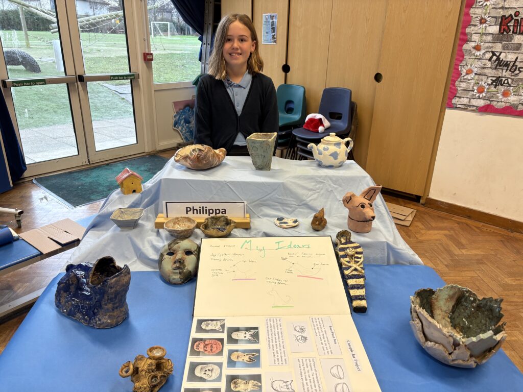 Exhibition by The Pottery Club at Skyswood Primary School.