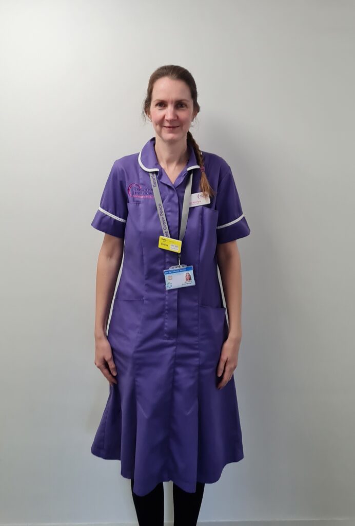 Rennie Grove Peace Hospice clinical nurse specialist Emma Njimogna.