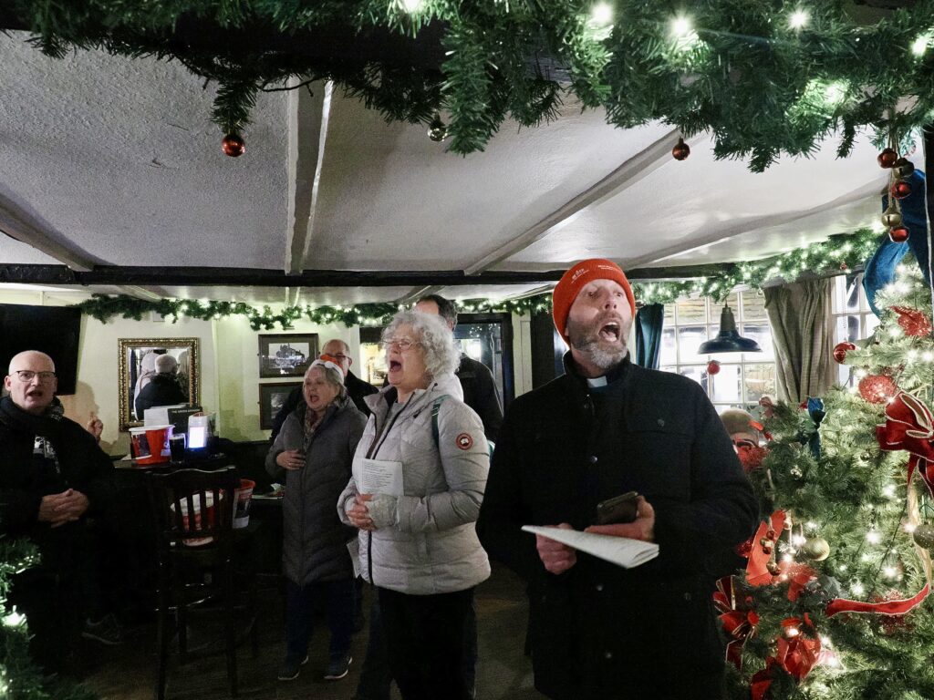 Carols on the Green in London Colney. Photo: John Andrews