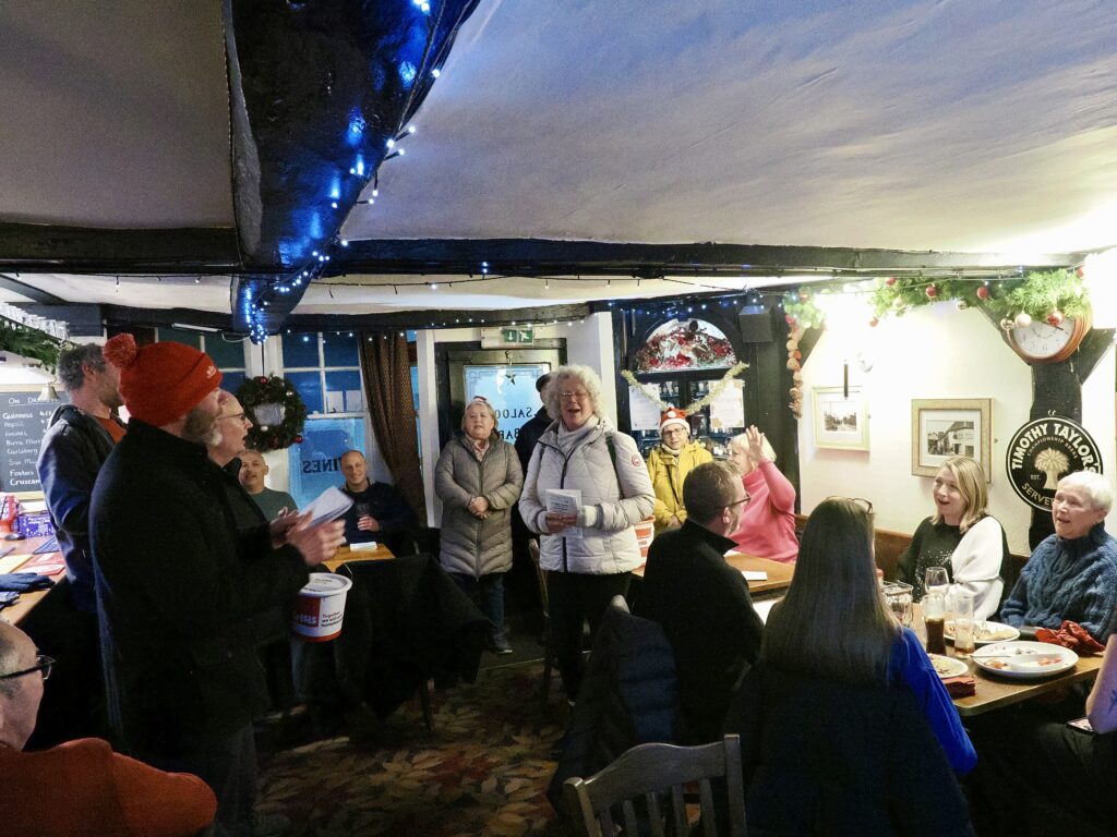Carols on the Green in London Colney. Photo: John Andrews