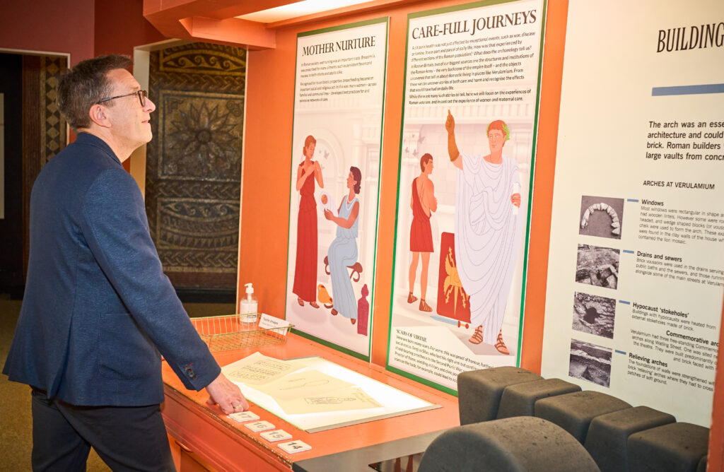 The Mapping An Uneven Path exhibition at St Albans.