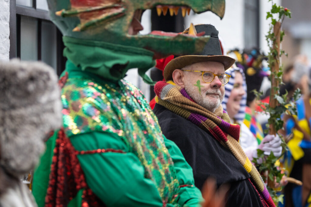 St Albans Mummers performing on Boxing Day. Photo: Toby Shepheard