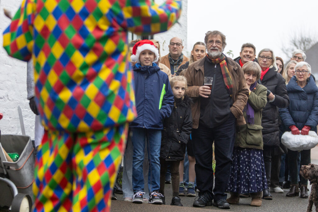 St Albans Mummers performing on Boxing Day. Photo: Toby Shepheard