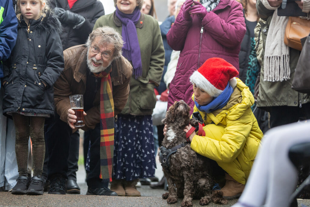 St Albans Mummers performing on Boxing Day. Photo: Toby Shepheard