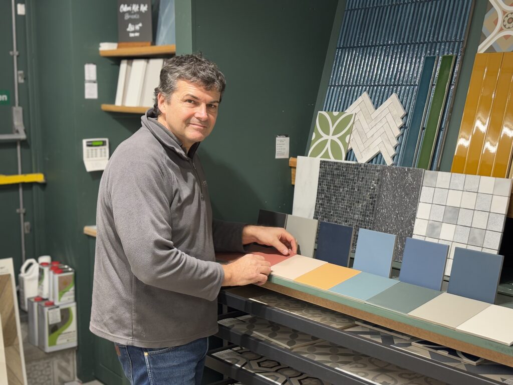 The Small Business Saturday Tour visited Terzetto's St Albans showroom, an independent business specialising in natural stone and porcelain tiles