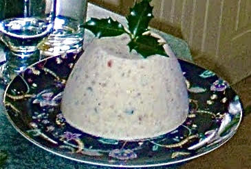 White Christmas pudding