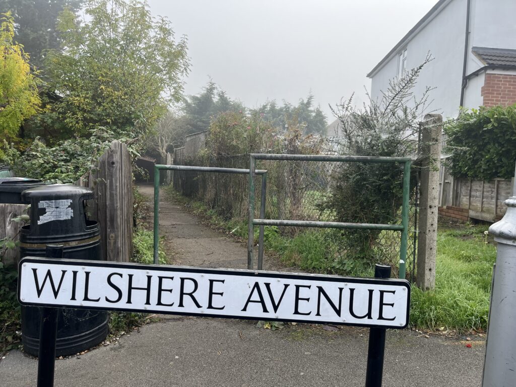 Wilshere Avenue and Vesta Avenue to Tavistock Avenue