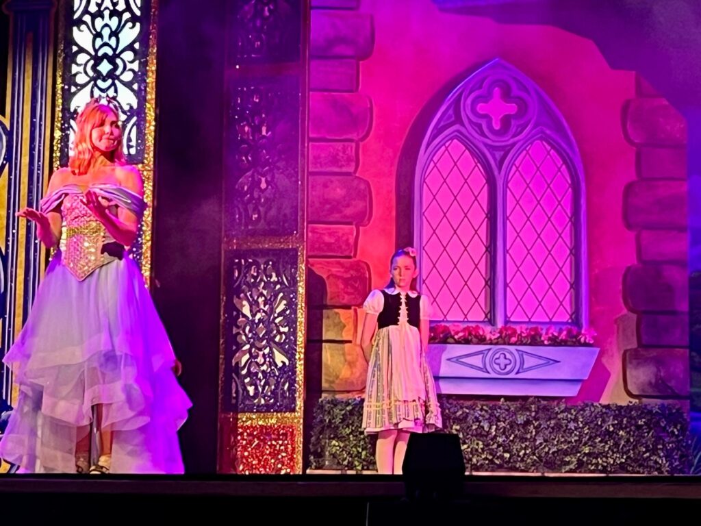 Cinderella rehearsals at the Alban Arena