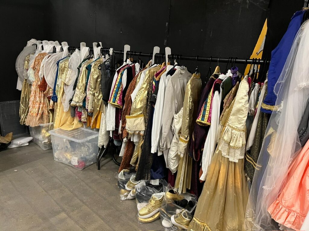 Cinderella rehearsals at the Alban Arena