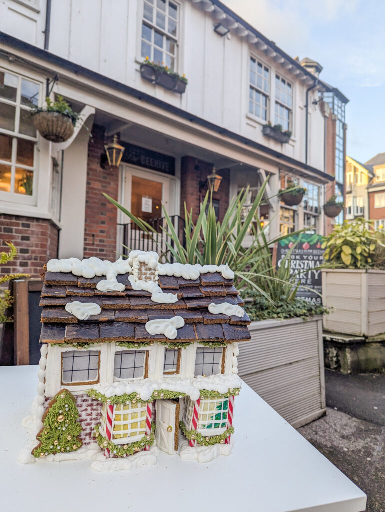 The Beehive in gingerbread.